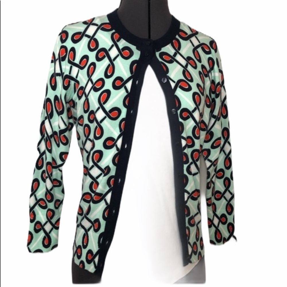 Crown‎ & Ivy Women Printed Button Down Cardigan XS